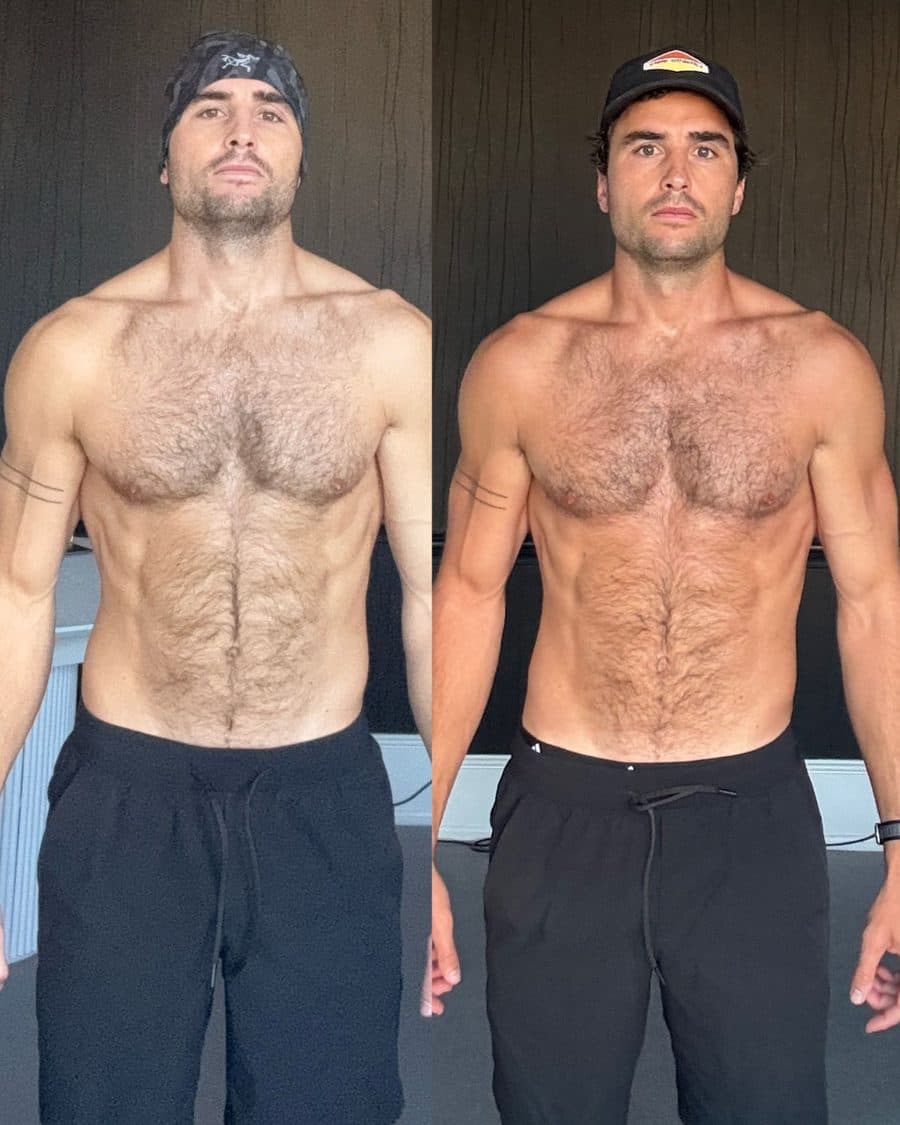 Liam, before and after