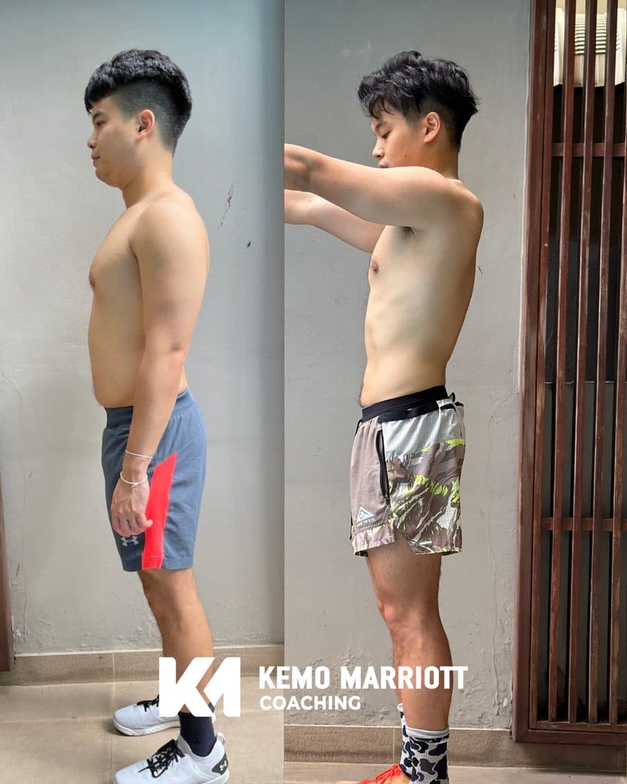 Genki, before and after