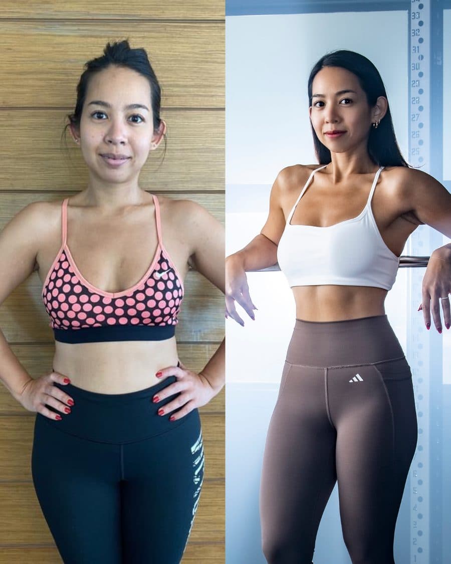Mint, before and after