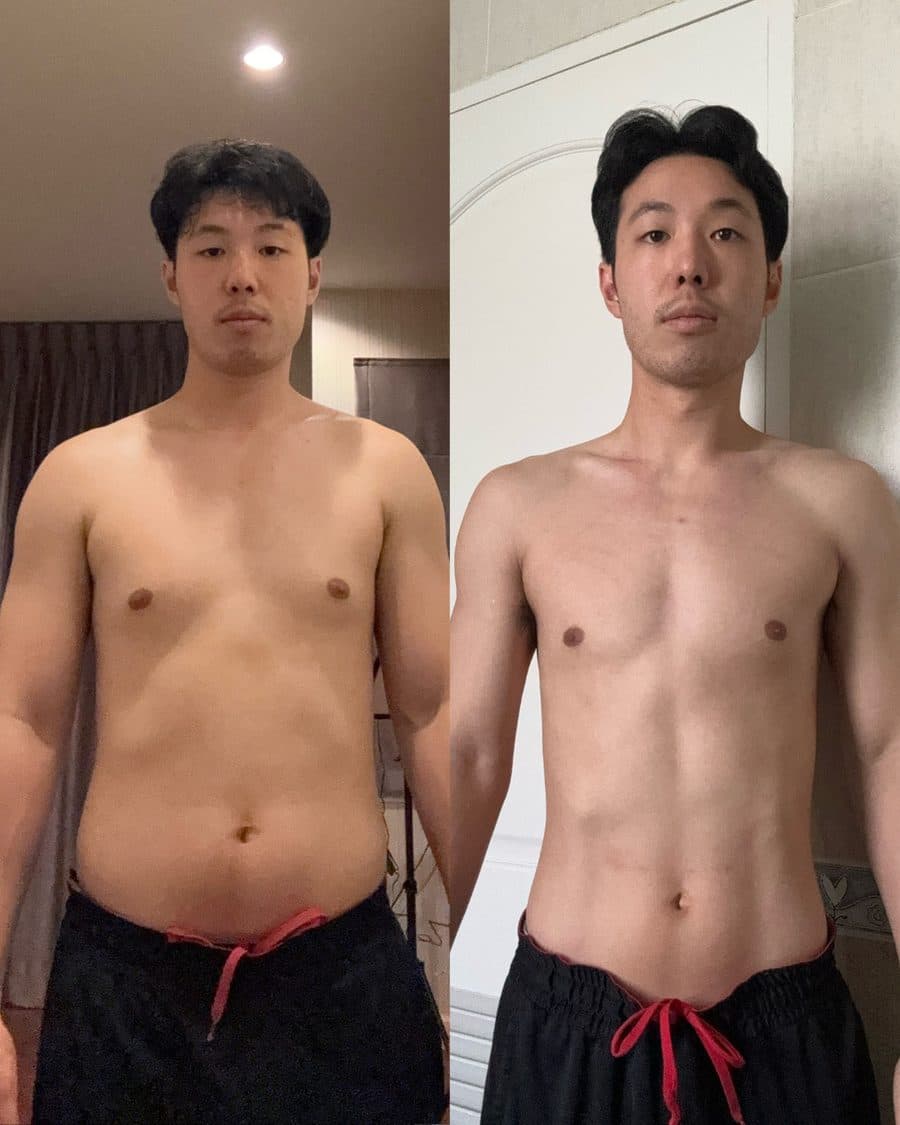 Sghett, before and after